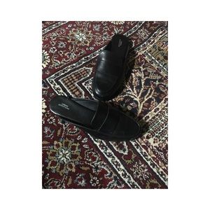 Black Loafer Mule.